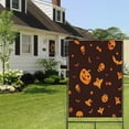 thumbnail image 4 of Glowing Halloween Icons Pattern Fall Garden Flags 28"x40" Double Side,Small Yard Flags for Outside,Outdoor Fall Decor,Autumn Funny Garden Flag Yard Decoration, 4 of 5
