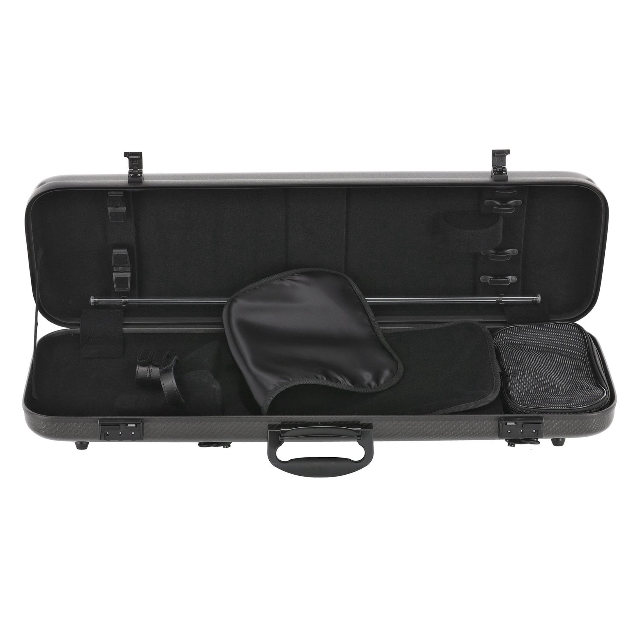 GEWA Violin Case, Idea 1.8, Oblong, 4/4, Carbon Black/Black w/Subway Handle