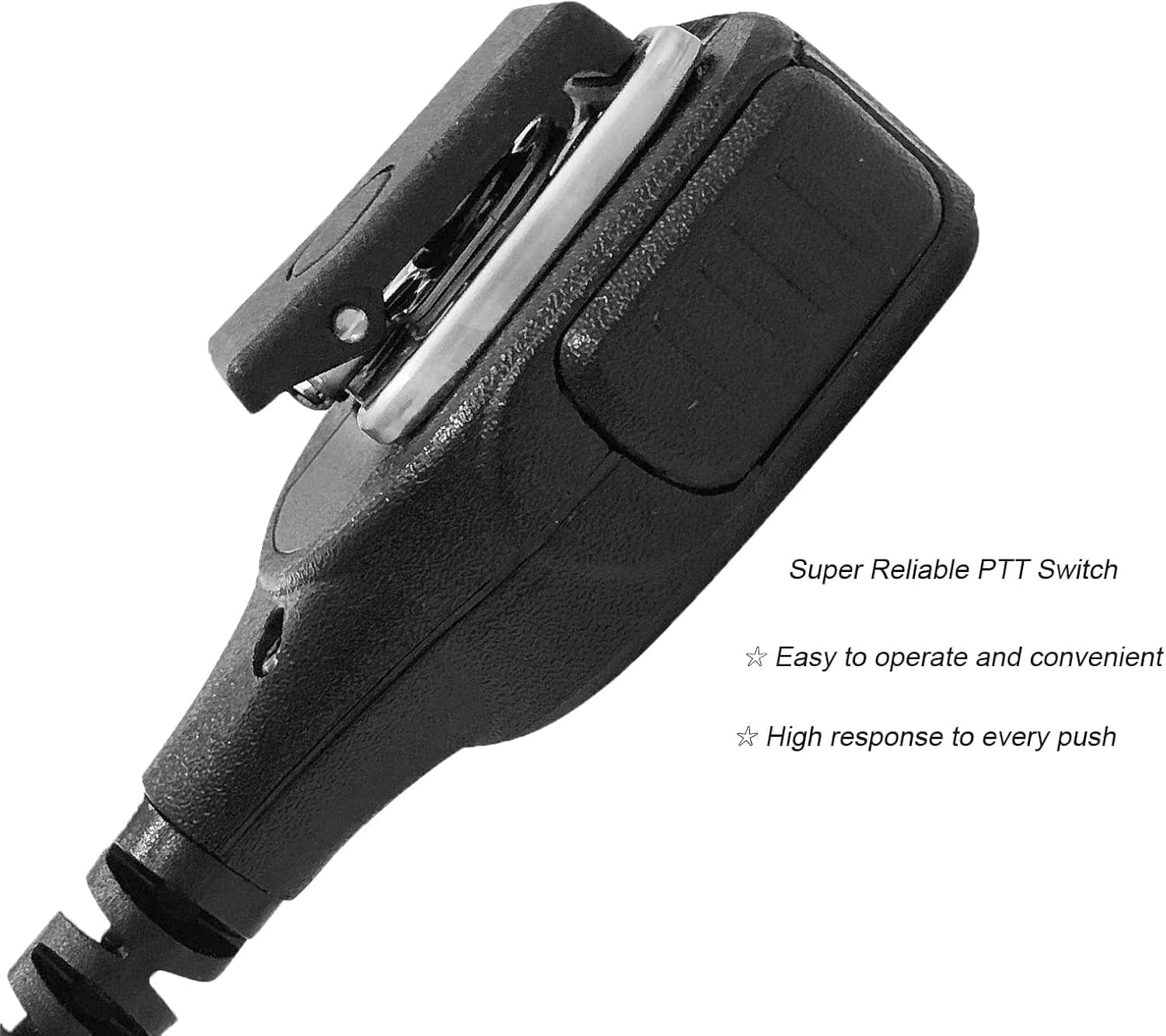 2Pack PMMN4013 PMMN4013A Remote Speaker Microphone with 3.5mm Audio Jack Shoulder Mic 2 Pin Compatible for Two Way Radio CP200 CP200D R2 CP185 PR400 RDU4100 GP68 GP88 Mag One BPR40 BPR40D PMMN4029
