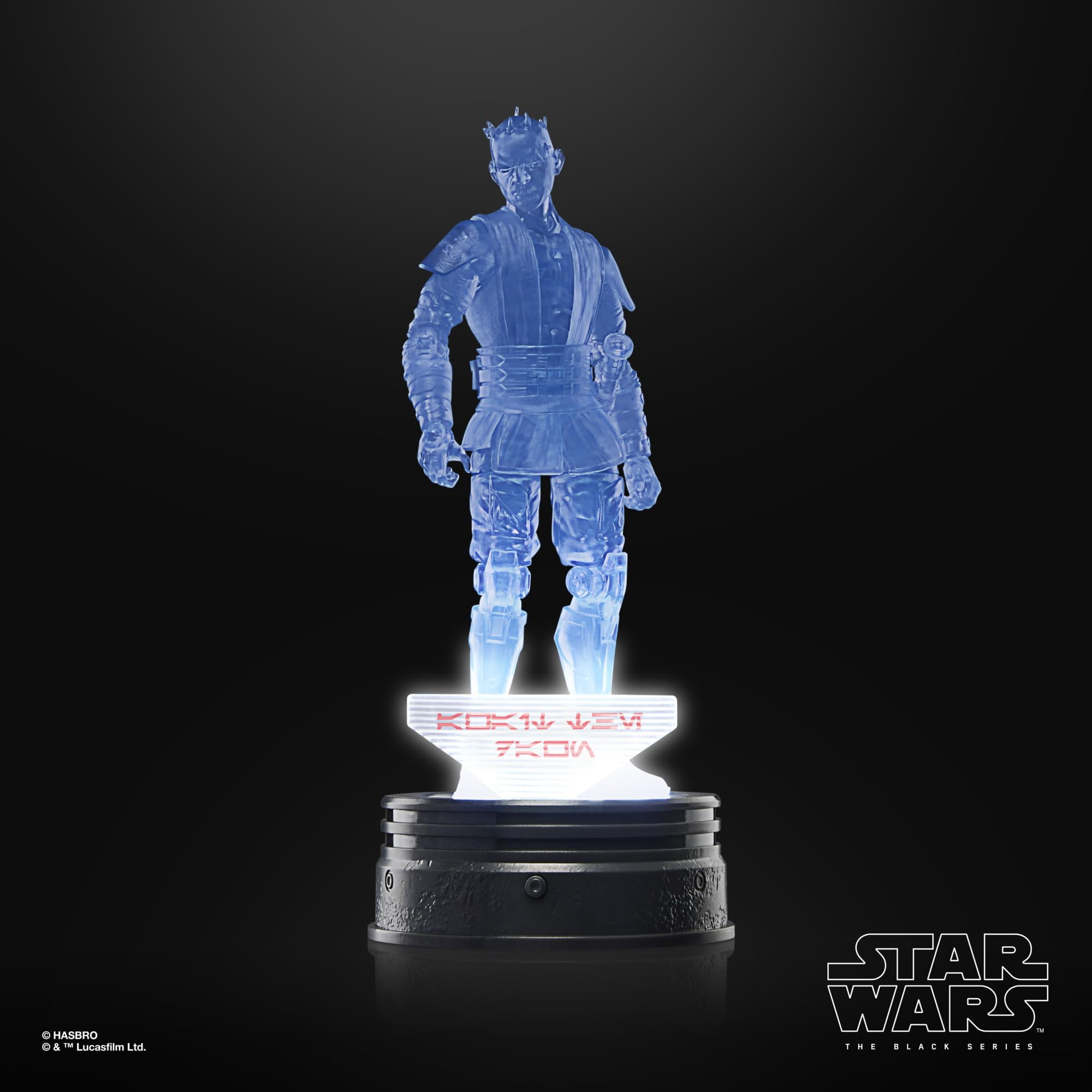 Star Wars Black Series Darth Maul Action Figure (with Light-Up Holopuck)