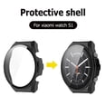 thumbnail image 1 of Protector de pantalla de película de vidrio templado para PC Cubierta de parachoques para Xiaomi Watch S1, 1 of 8