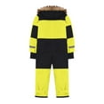 thumbnail image 5 of longantii Snow Suit Toddler Boy Girls One Piece Snowsuit Waterproof Windproof Outdoor Overalls Winter Warm Jumpsuit Snowboarding Snow Clothes Yellow 1-2 Years, 5 of 7