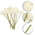 thumbnail image 4 of 12Pcs Artificial Flowers Plastic Dandelion Flowers Realistic Flower Decors Artificial Flowers Crafts, 4 of 7