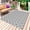 Gray, variant on Black White Morocco Outdoor Rug for Patio/Deck/Porch, Non-Slip Large Area Rug 3 x 5 Ft, Modern Abstract Classic Geometric Indoor Outdoor Rugs Washable Area Rugs, Reversible Camping Rug Carpet Runner