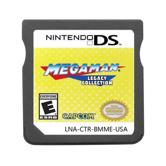 Pokemon/Dragon Quest/DQM2/Cstleuania Juego Cartas para 3DS/3DS NDSi/NDS (Mega Man Naked Card)