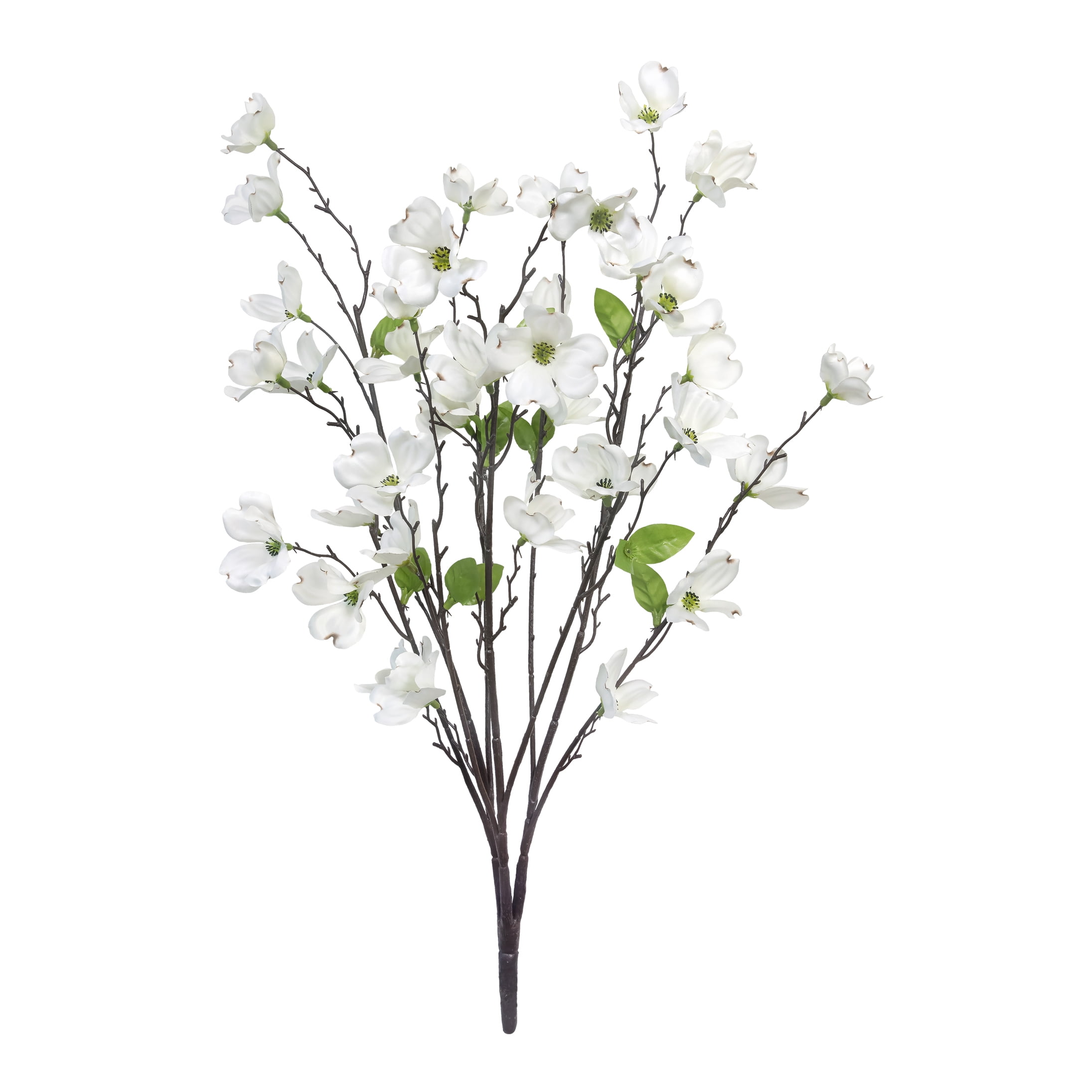 23" Artificial Silk Cream Dogwood Spring Bush, by Mainstays