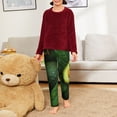 thumbnail image 6 of Pofeuu Fresh Avocados Print Teenagers' Pajama Pants, Soft Lounge Pajama Pants with big pockets for Men Plaid Pj Bottoms-Small, 6 of 6