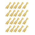 thumbnail image 1 of GUOOL 20pcs DIY Clamp Clasp Findings Under Caution Connector Pendants Handmade Bail gold, 1 of 9