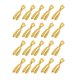 thumbnail image 1 of 20 Piezas de Fianzas para Colgantes, Clip para Bricolaje, Pellizcos, Hallazgos de Joyería, , Collar, Colgante, Conector, Hallazgos para , P oro Gloria Pinch Bails, 1 of 9
