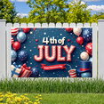 thumbnail image 5 of Colorful Design 4th of July Banner Star Pattern Independence Day Decorative Flags for Holiday Celebration Outdoor Events Party Decor, 5 of 8