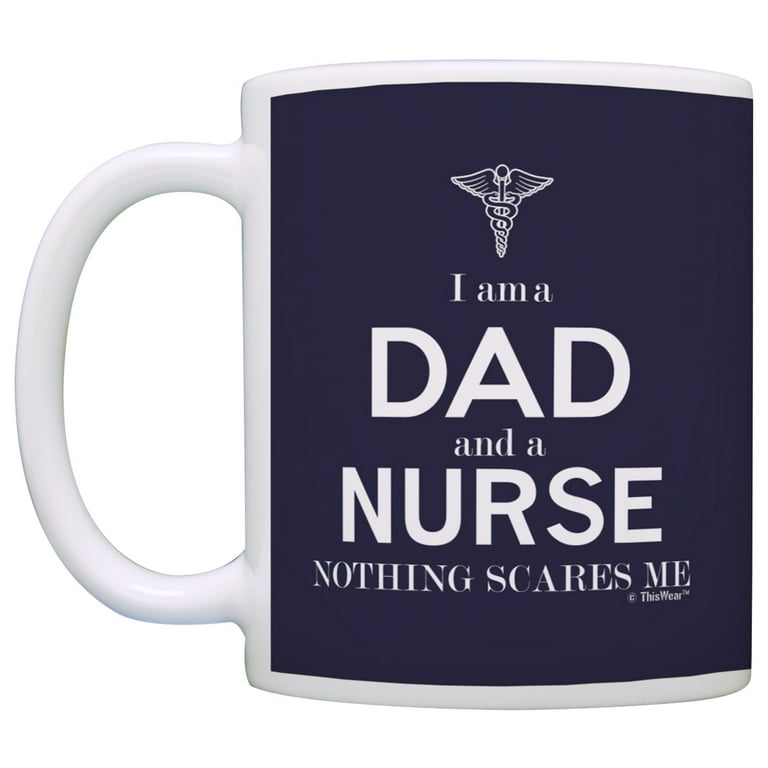 Murse Mug, Bearded Male Nurse Coffee Mugs, Funny Gifts for Men