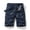 Dark Blue, variant on cllios Men's Cargo Shorts Big and Tall Multi Pockets Shorts Outdoor Military Shorts Comfortable Travel Cargo Shorts
