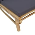 thumbnail image 5 of vidaXL 5 Piece Garden Lounge Set with Dark Grey Cushions Bamboo, 5 of 5