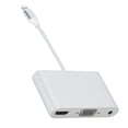 thumbnail image 5 of Aleación de aluminio para interfaz del sistema IOS a HDMI+VGA+equipo adaptador de 3,5 mm plateado, 5 of 5