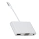 thumbnail image 3 of Adaptador de aleación de aluminio para interfaz de sistema IOS a HDMI+VGA+3,5 mm, color plateado, 3 of 12