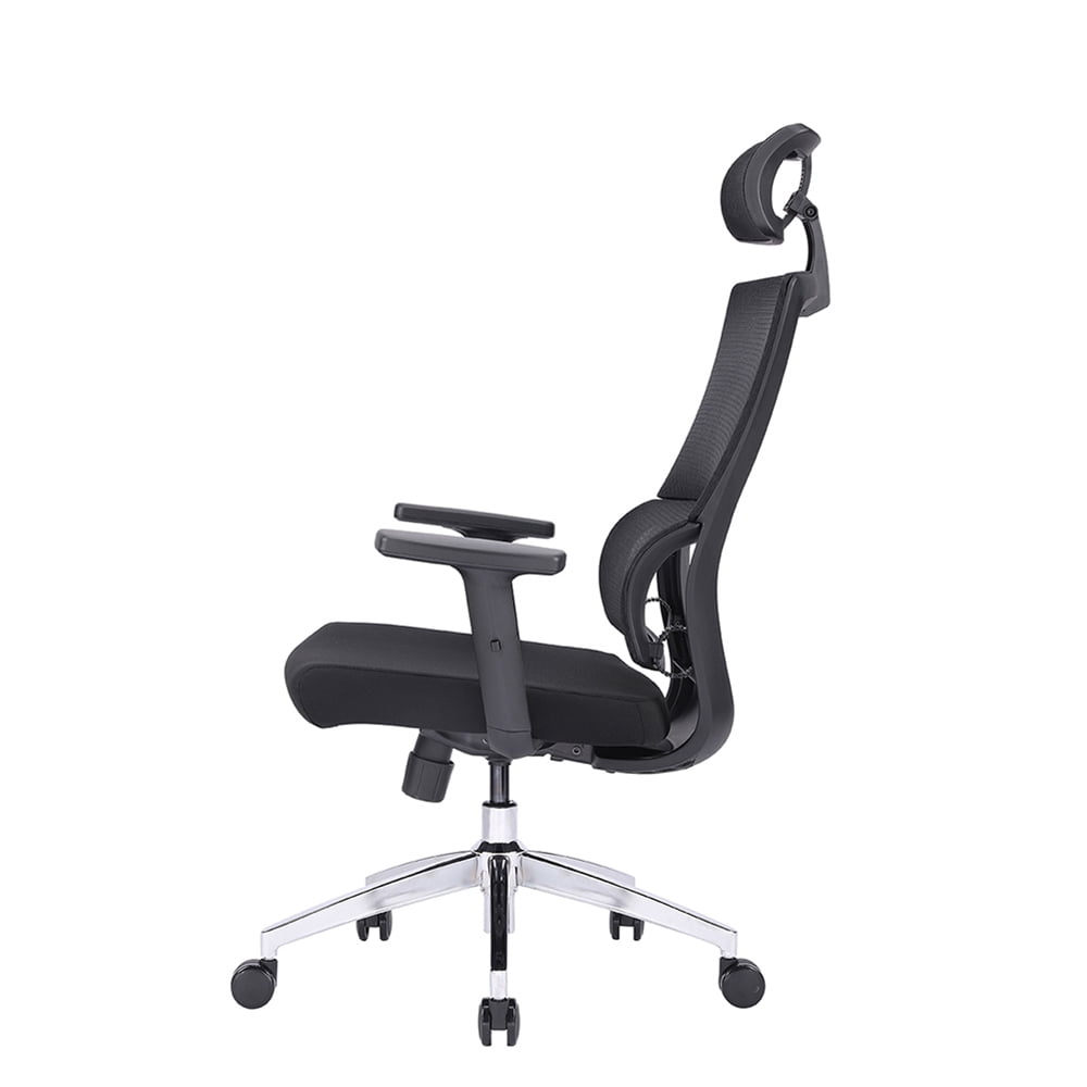 Kepooman Home Office Adjustable Rolling Mesh Computer Chair with High-Back & Lumbar Support, Black Kepooman Home Office Adjustable Rolling Mesh Computer Chair with High-Back & Lumbar Support, Black