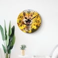 thumbnail image 4 of 16 Inch Wall Clock Battery Operated Silent Clock Decorative for Office, Kitchen, Outdoor, Living Room，Shiba inu Flower Fields Style, 4 of 4