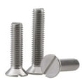 thumbnail image 5 of 10 Pcs 304 Stainless Steel Countersunk Head Slotted Bolt Screws M6x55mm., 5 of 5