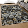 thumbnail image 6 of Addison Rugs Mayfield Premium Machine Washable Transitional Geometric Black Rectangle Rug, 9' x 12', 6 of 6