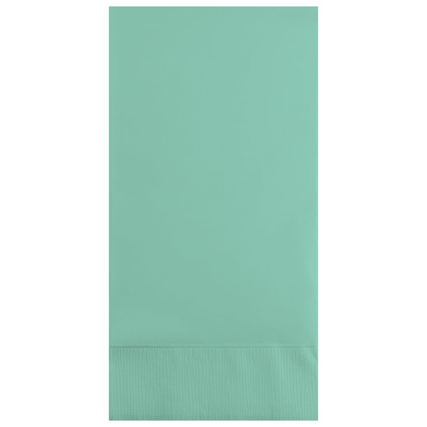 Fresh Mint Green Paper Guests Towels 48 Count
