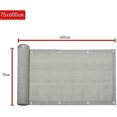 thumbnail image 2 of Écran de Balcon - 75 X 600 cm - Pvc - Protection Uv - Gris, 2 of 5