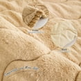 thumbnail image 6 of CJC Sofa Cover Fuzzy Couch Cover for Pets Dog Cat Washable Non-Slip Sofa Slipcover Cushion Protector Pets Friendly Mat (Light Brown, 28'' x 70''), 6 of 9
