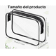 thumbnail image 3 of 20 Pzs Neceser Cosmetiquera Bolsa De Viaje Transparente, 3 of 4