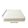 thumbnail image 3 of Ice Silk Summer Mattress Protector - Quilted Waterproof Bed Cover Set, Comfortable Nylon Spandex Topper for All Mattresses, Beige, JKODE, 3 of 6