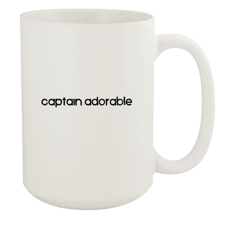 

Captain Adorable - 15oz Ceramic White Coffee Mug