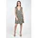 thumbnail image 1 of Vestido recto escote V Roman Fashion /Juvenil, 0N4 (Animal print) beige M, 1 of 5