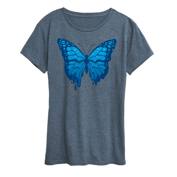 Instant Message - Melting Butterfly - Women's Short Sleeve Graphic T-Shirt