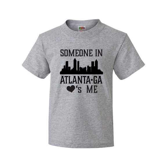 Inktastic Atlanta Georgia Someone Loves Me Skyline Youth T-Shirt
