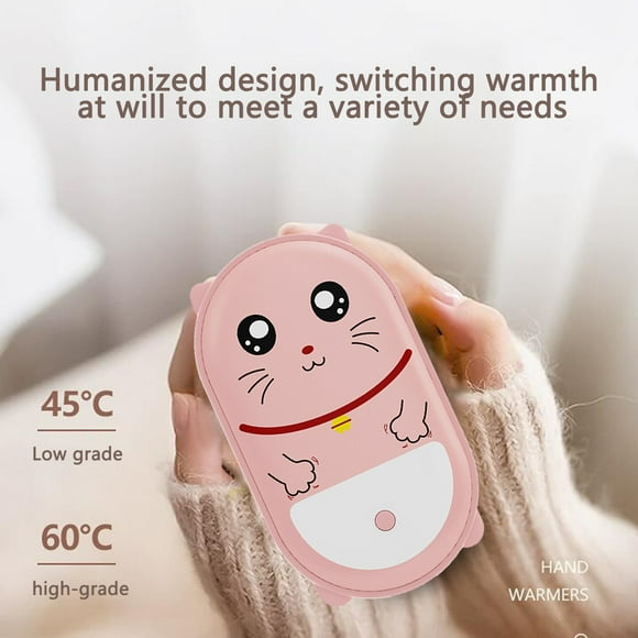 1 Pack Hand Warmers Rechargeable, 5000 mAh Fast-Heating Hand Warmers with 3 Heating Levels, Portable Long-Lasting Reusable Hand Warmer for Golf, Camping, Hunting, Hiking