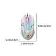 thumbnail image 5 of AYktou Gaming Keyboard and Mouse Combo, RGB Backlit Luminous Wired Keyboard and Wired Mouse Set, LED Backlit Full-Size Hovering Keyboard Gaming Mouse, Compatible for Windows/Laptop/PC, 5 of 9