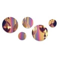 thumbnail image 2 of Designart "Pink And Gold Infinity Globe" City Metal Wall Art Set of 5 Piece, 2 of 5