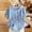 Blue, variant on XPMWRP Women's Linen Shirts Dressy Floral Print Short Sleeve Gauze Tunic Tops Casual Summer Blouses Beach Vacation Outfits Army Green XXXXXL