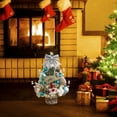 thumbnail image 1 of Adornos navideños, adornos navideños, regalos navideños, árbol de Navidad LED luminoso decorativo navideño, decoración de escritorio para el hogar, mini árbol de simulación de escritorio de 0,6 m, reg, 1 of 4