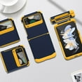 thumbnail image 5 of New Armor Protective PC TPU Z Flip 3/4/5 Case Phone Cover Shock Proof Mobile Phone Protector RED FOR Z FLIP 5, 5 of 5
