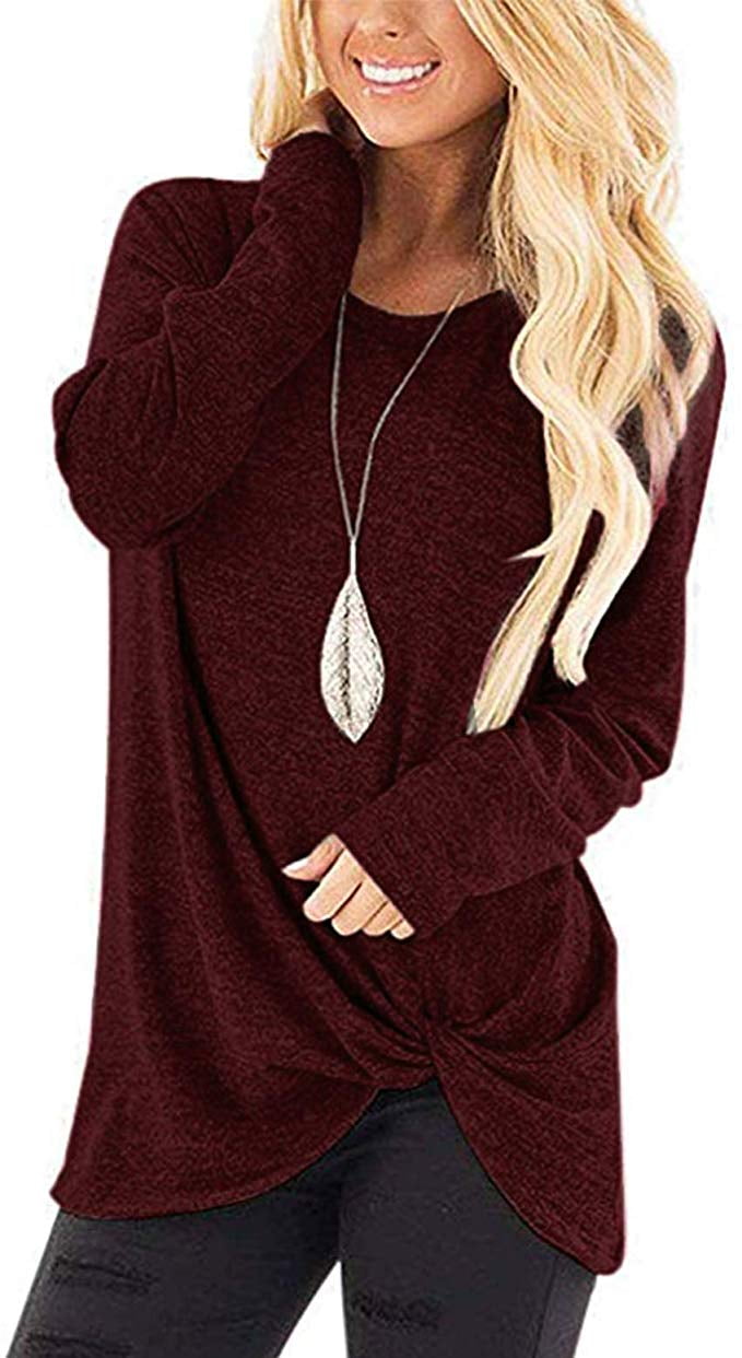 t shirt with knot on the side