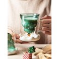 thumbnail image 4 of Vaso de vidrio de alta temperatura con aislamiento de pared transparente 3d creativo, 4 of 5