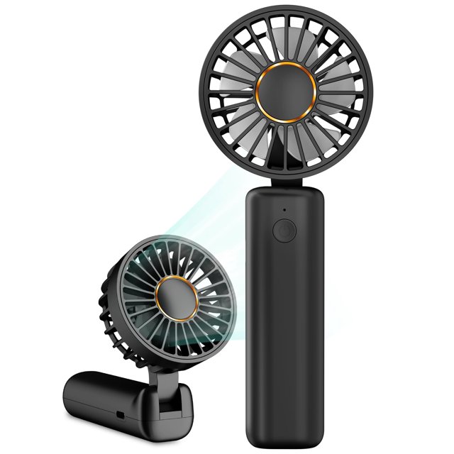 Ventilador portátil Hssio 2000mAh 3 velocidades 8H de uso prolongado