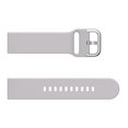 thumbnail image 4 of TORUBIA 20mm Silicone Watch Belt For Garmin Vivoactive 3 Music Smart Watch Pure Color Watch Band (Grey), 4 of 5