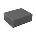thumbnail image 4 of Estuche para baraja de cartas, contenedor con cierre magnético, organizador, caja de almacenamiento para tarjetas comerciales gris oscuro, 4 of 8
