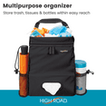 thumbnail image 3 of High Road Car Seat Back Organizer with Trash Bag, Tissue Holder and Side Pockets, 3 of 7