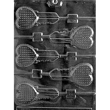 - Valentine Double Heart Lollipop Chocolate Mold Candy Soap Mould Birthday Party Favor m336