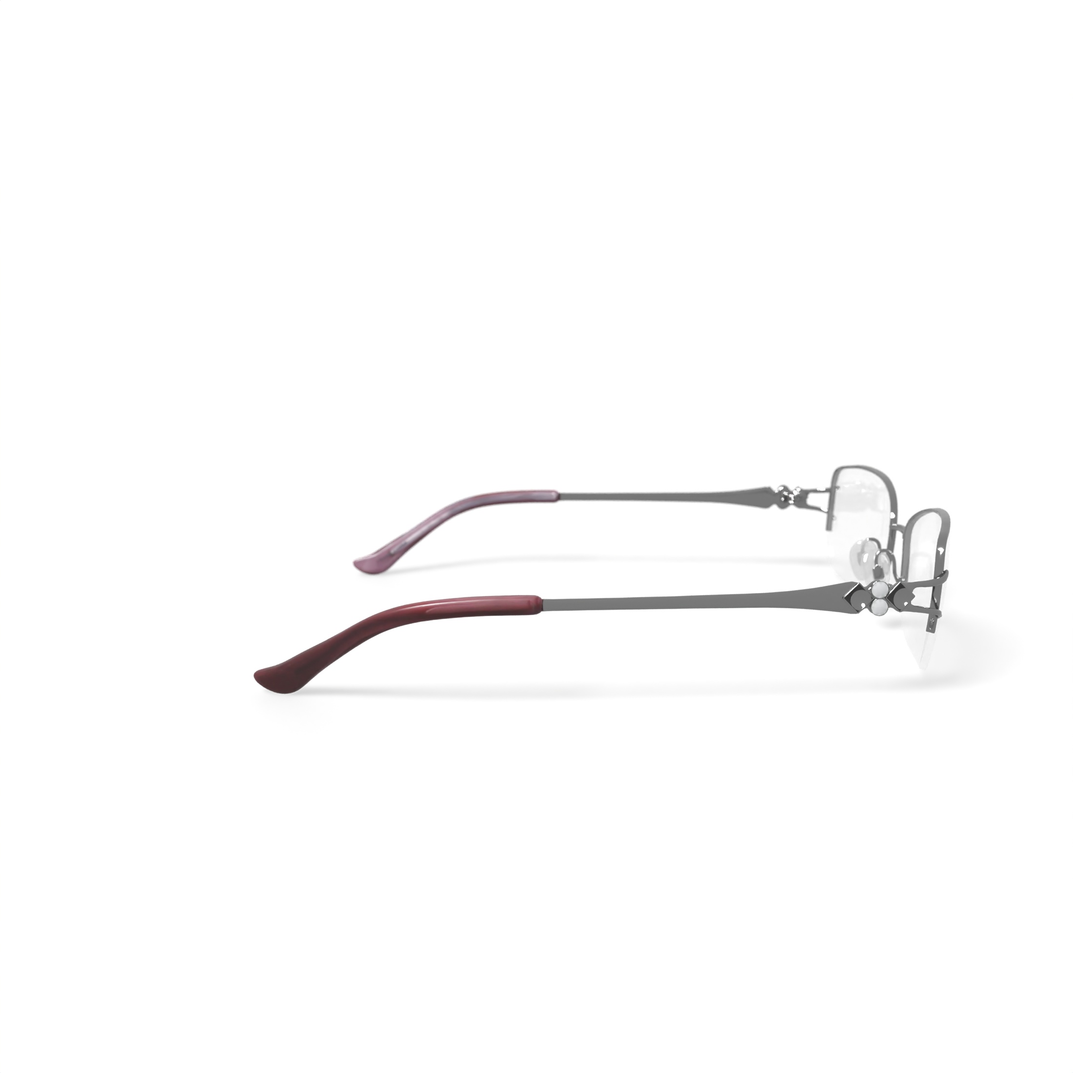 Madison Avenue Women's MAL111 Prescription Eyeglasses with Case, Shiny Blush