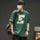 thumbnail image 3 of Ropa para hombre Estampado Trajes deportivos Chándal para correr Camiseta gris Conjuntos de pantalones cortos para hombre Top con alfabeto Traje económico de 2 piezas Básico, 3 of 5