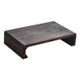 thumbnail image 3 of Taburete Bajo de Madera para Cama, Taburete Portátil Decorativo, Mesa de Cama, Otomana Pequeña debajo Del Escritorio, Reposapiés para El Hogar, Tatami, 3 of 9
