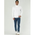 thumbnail image 3 of INSPIRE CHIC Chandail à Col Roulé pour Homme à Manches Longues Extensible Coupe Ajustée, 3 of 6