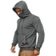 thumbnail image 3 of Sudaderas con Capucha para Hombre, Sudadera con Capucha y Cordón, Tops Deportivos con Capucha para Hombre, Jersey Liso de Manga Larga, 3 of 5